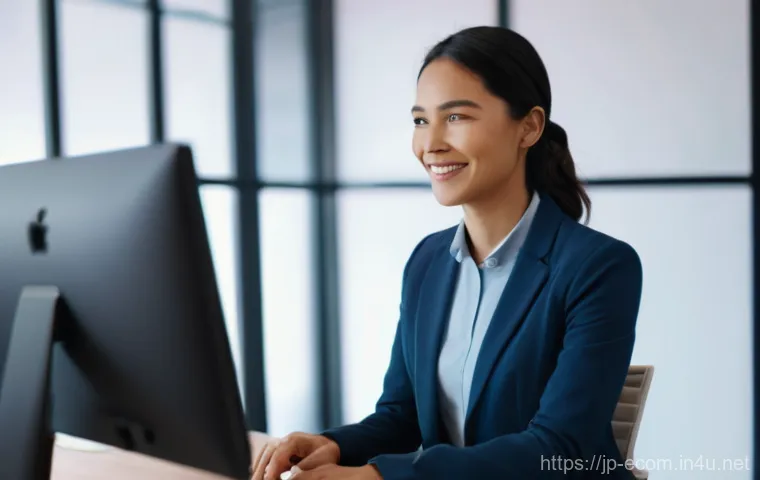 전자상거래 실무에서 자주 발생하는 고객 불만 처리 사례 - **Prompt:** A warm, inviting scene depicting a diverse female customer service representative (CSR) ...