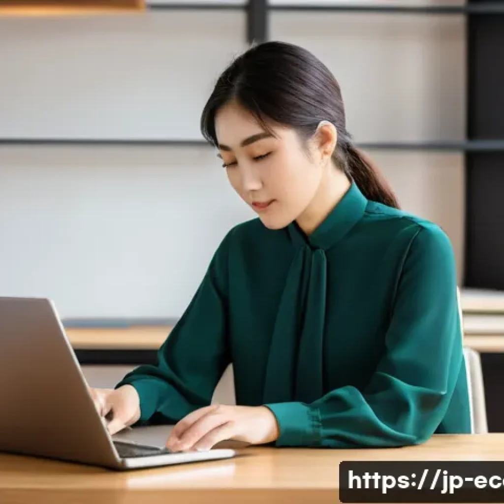 전자상거래 자격증 취득 후 대기업 취업 성공 후기 - **Prompt 1: The Dawn of a New Career Path**
A Japanese woman in her late twenties to early thirt...